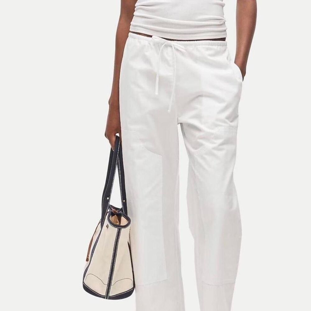 Jcrew Women's White Trousers